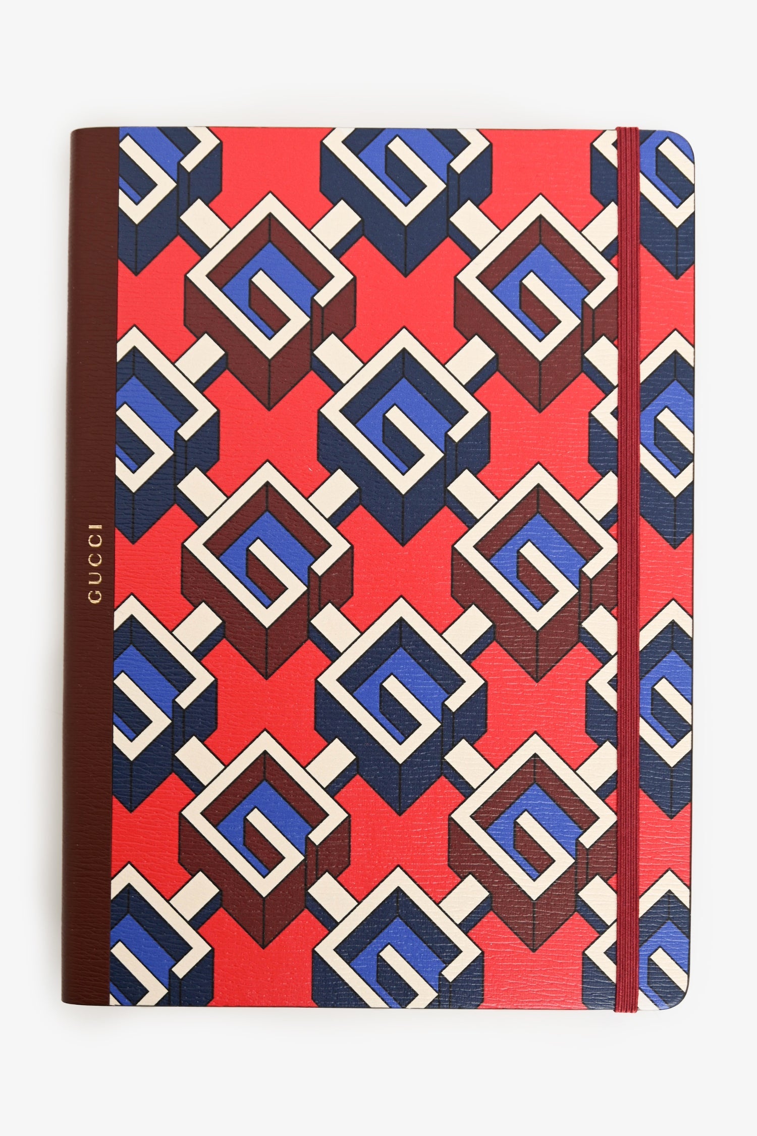 Gucci Red/Blue Coated/Canvas Notebook