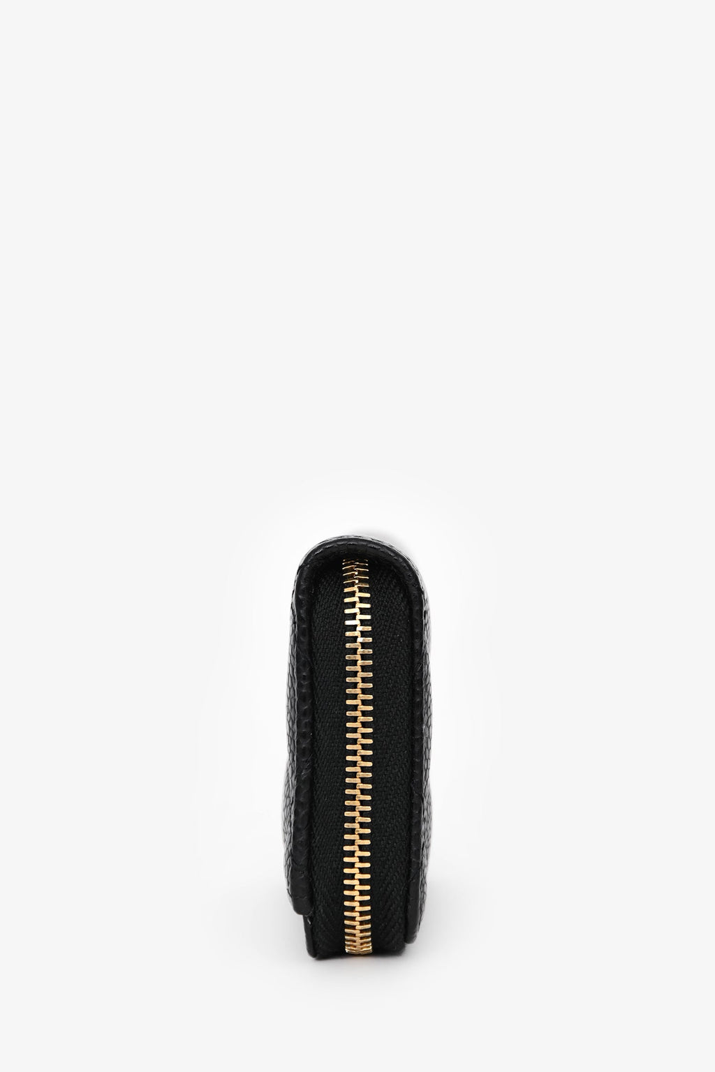 Pre-Loved Chanel™ Black Caviar Leather CC Zip Wallet GHW