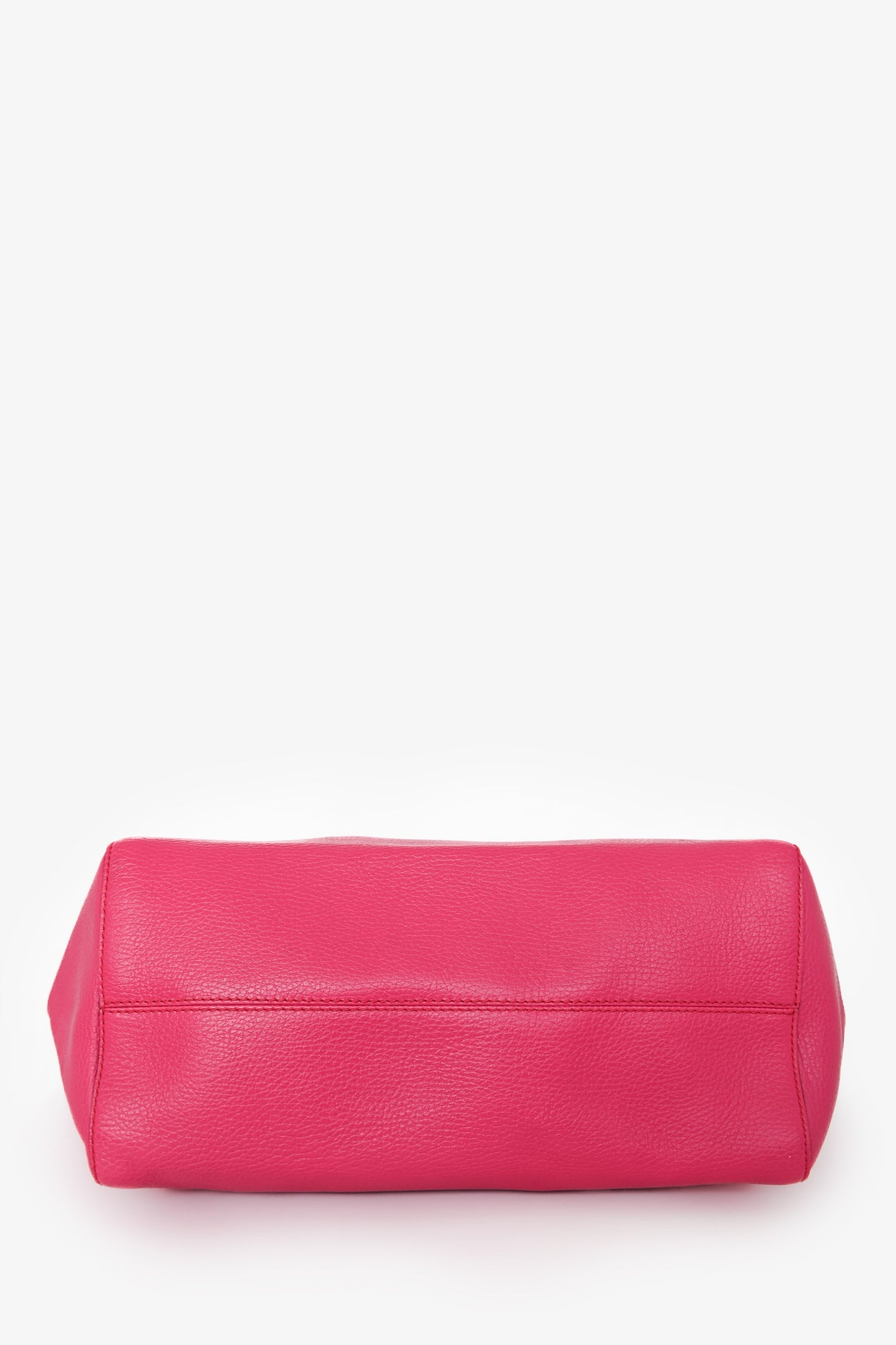 Gucci Hot Pink Grained Leather Large Swing Tote