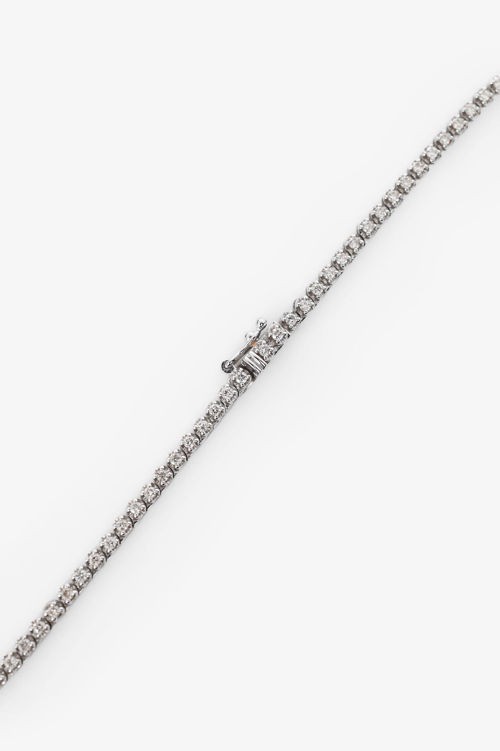Ring Concierge 14K White Gold Diamond Eternity Mini Tennis 16" .5 cwt Necklace
