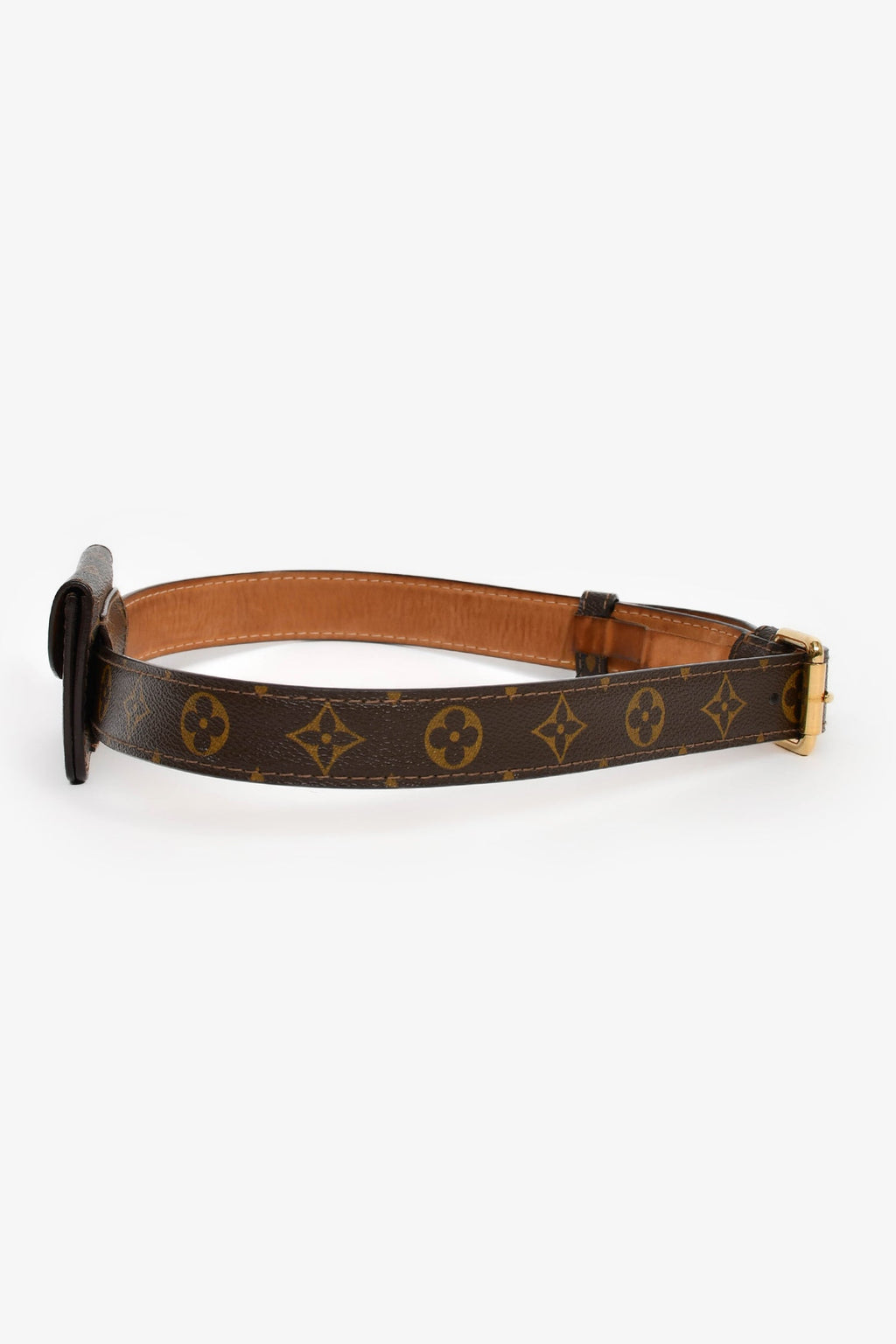 Louis Vuitton 2006 Monogram Canvas Ceinture Pochette Solo Belt Size 85/34
