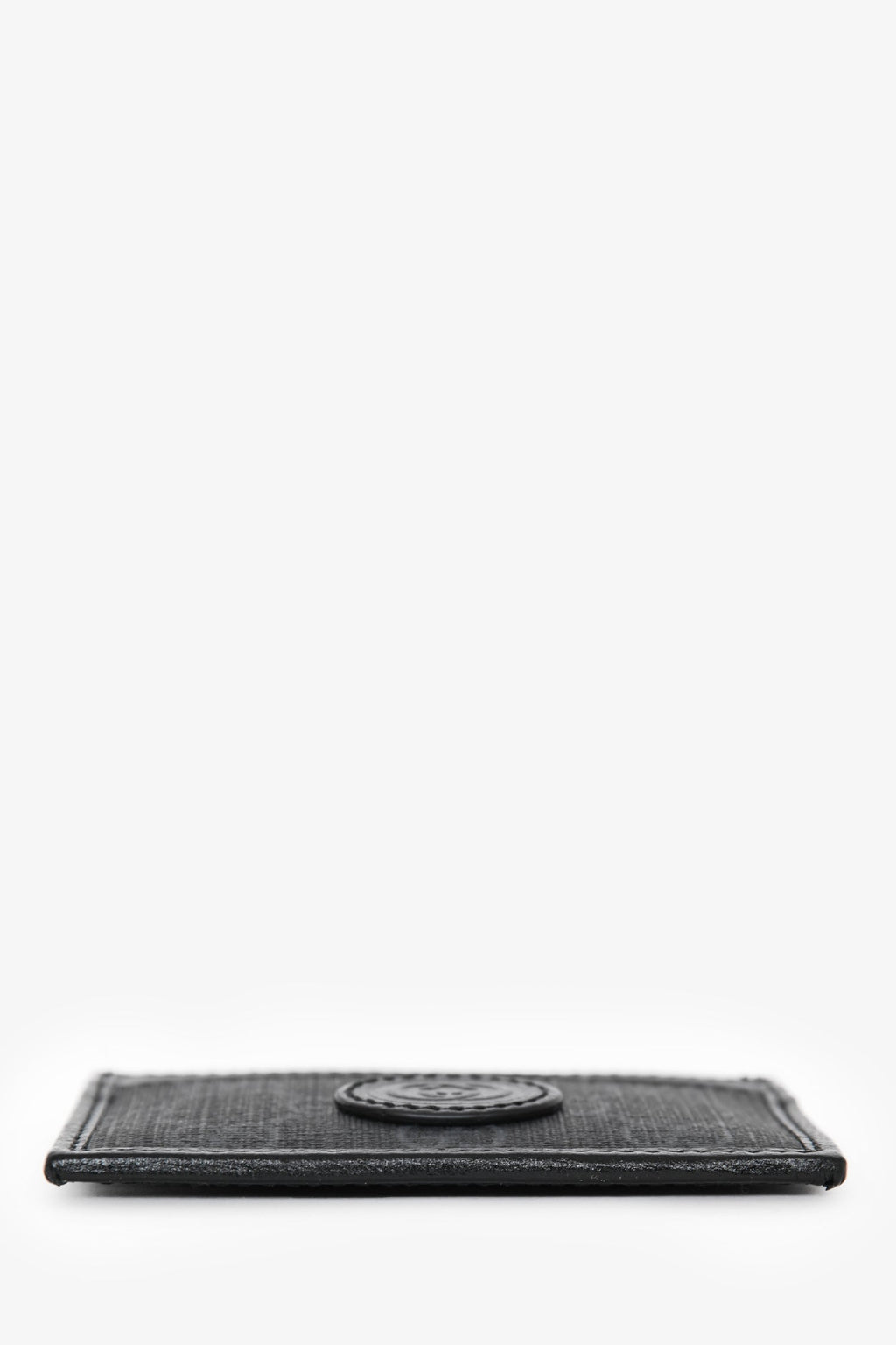 Gucci Black GG Monogram Coated Canvas/Leather  Holder