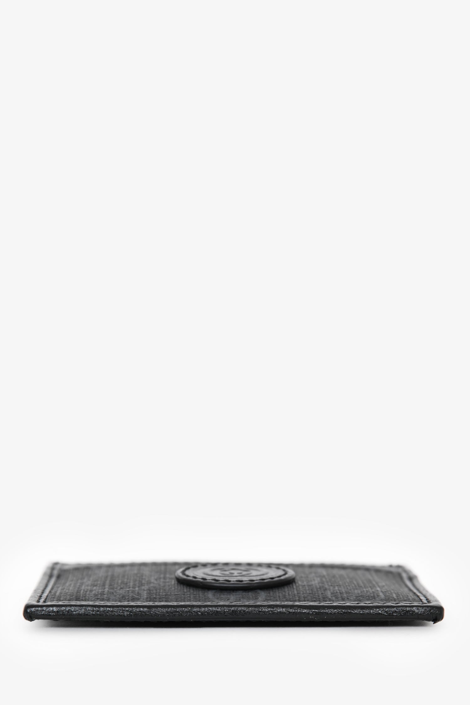 Gucci Black GG Monogram Coated Canvas/Leather  Holder