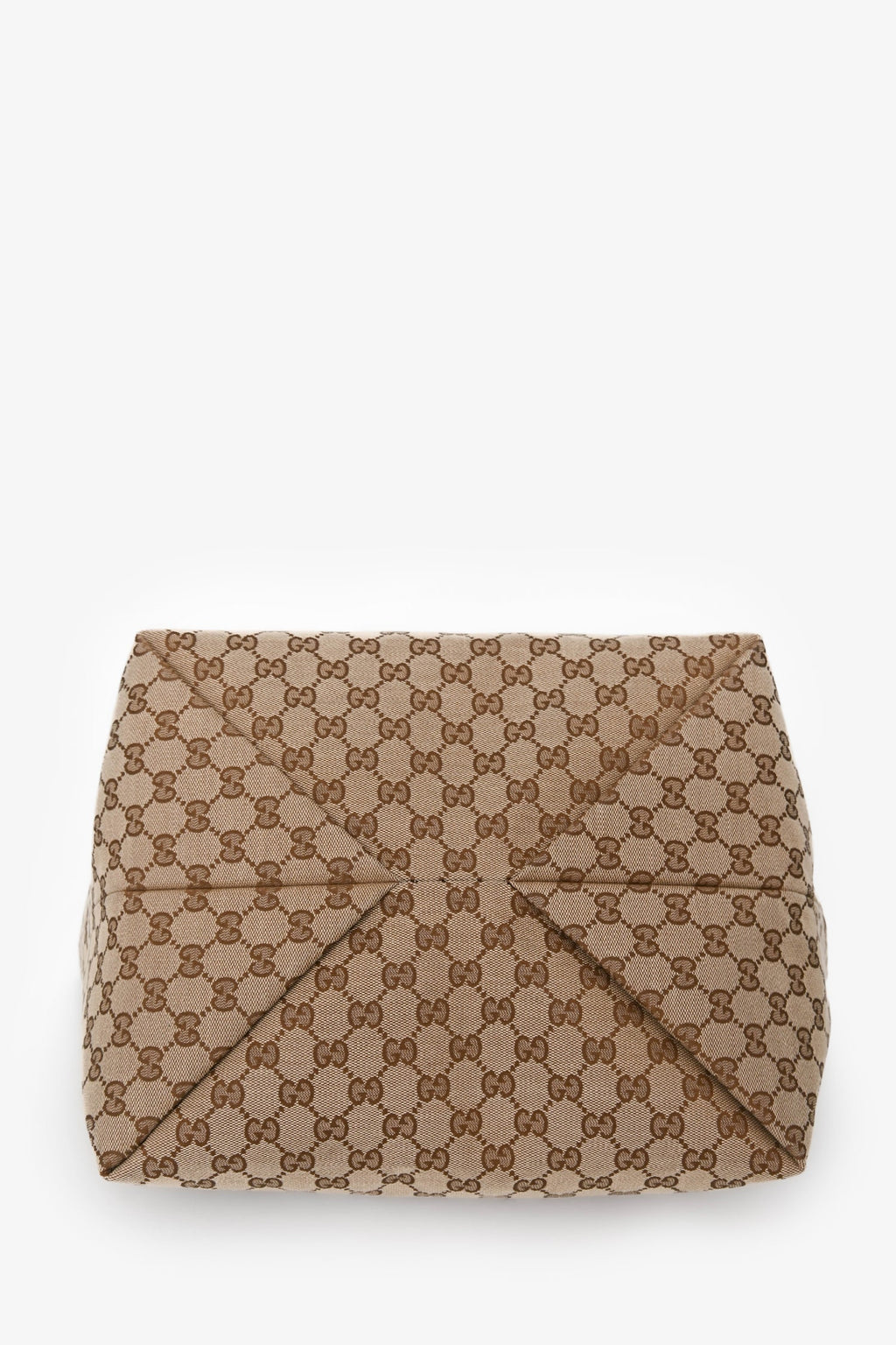 Gucci Brown GG Canvas Web Medium 'Totissima' Tote Bag With Pouch
