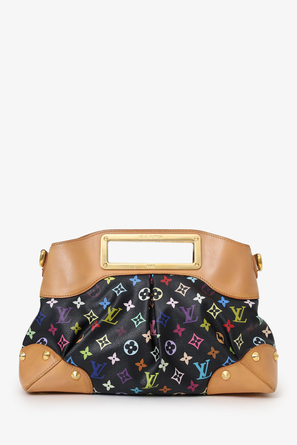 Louis Vuitton Black Multicolour Judy MM Shoulder Bag