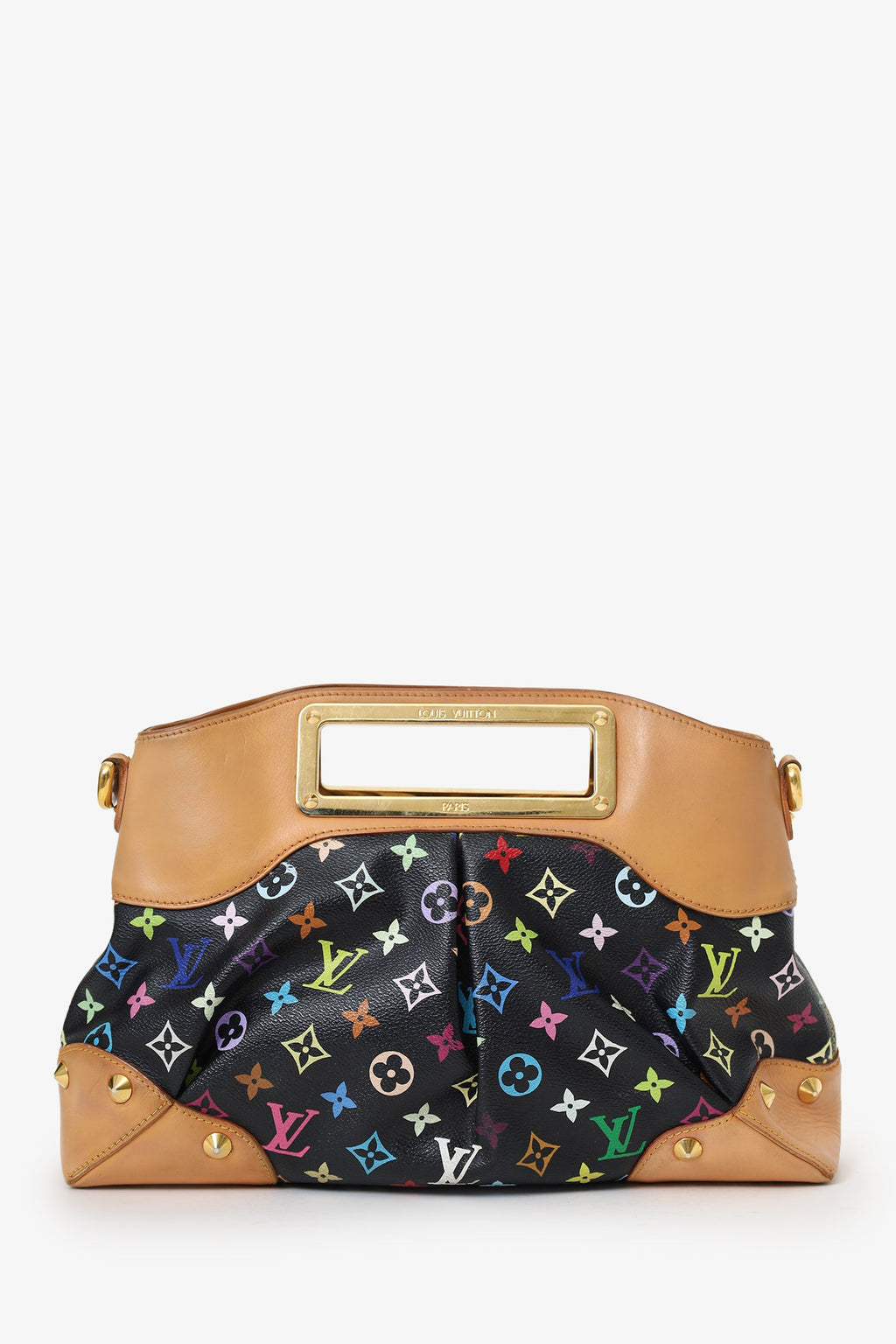 Louis Vuitton Black Multicolour Judy MM Shoulder Bag