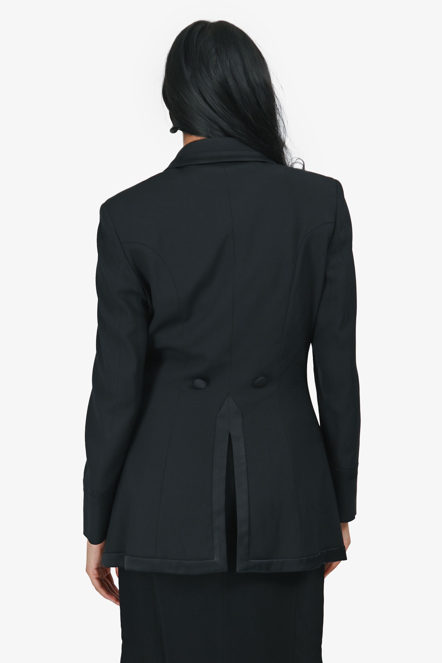 Moschino Cheap and Chic Black Double Breasted Blazer Size 6