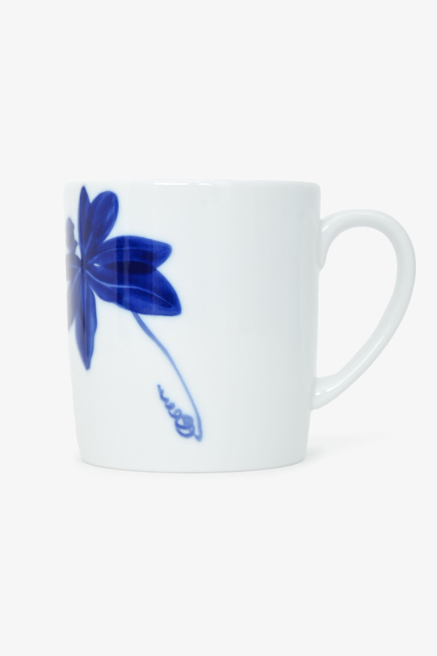 Tiffany & Co. White/Blue Flower Motis Porcelain Mug
