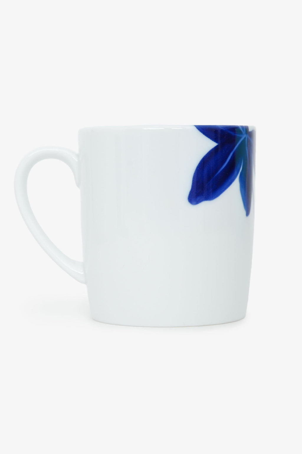 Tiffany & Co. White/Blue Flower Motis Porcelain Mug