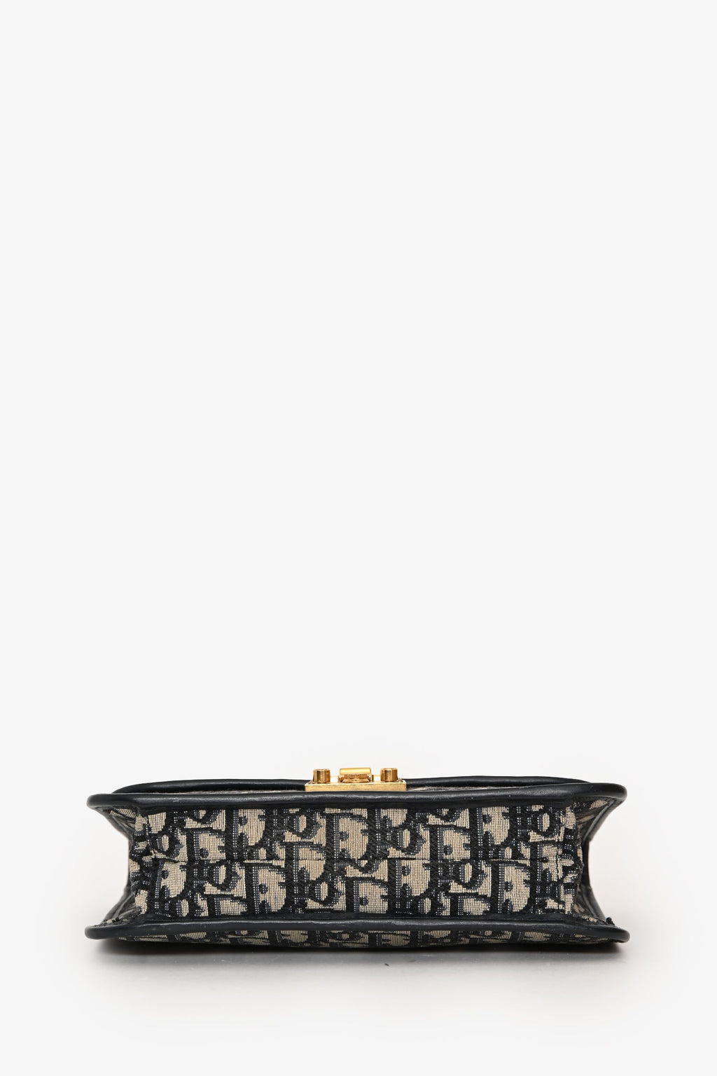 Christian Dior 2018 Blue Oblique Dioraddict Wallet on Chain