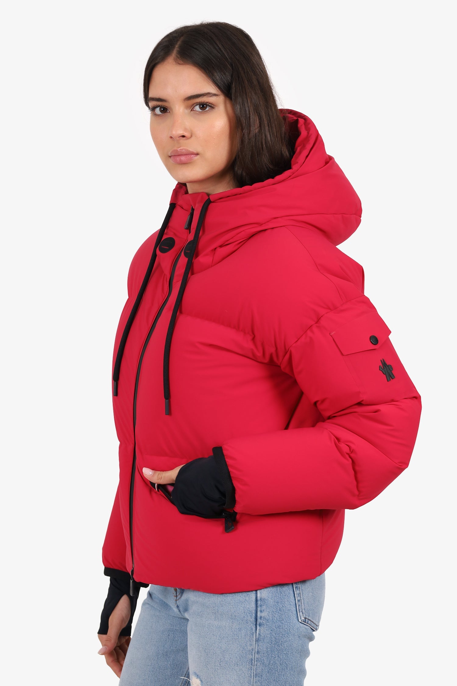 Moncler Grenoble Hot Pink Down 'Airy' Jacket Size 1