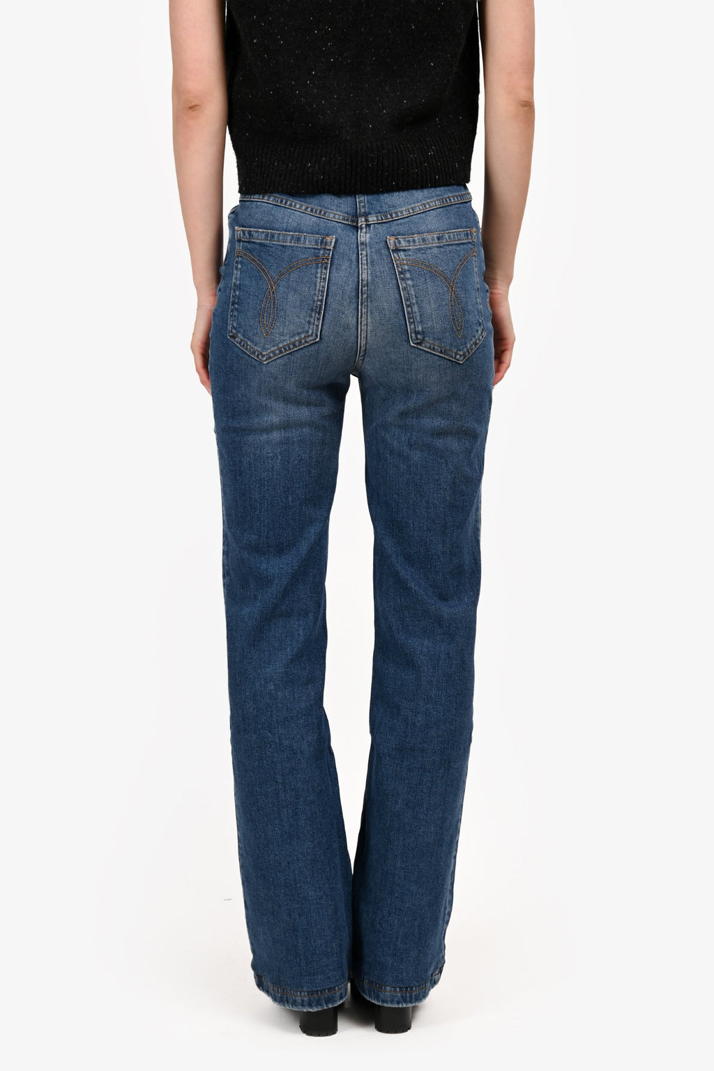 Versace Blue Denim Medusa Jeans Size 25