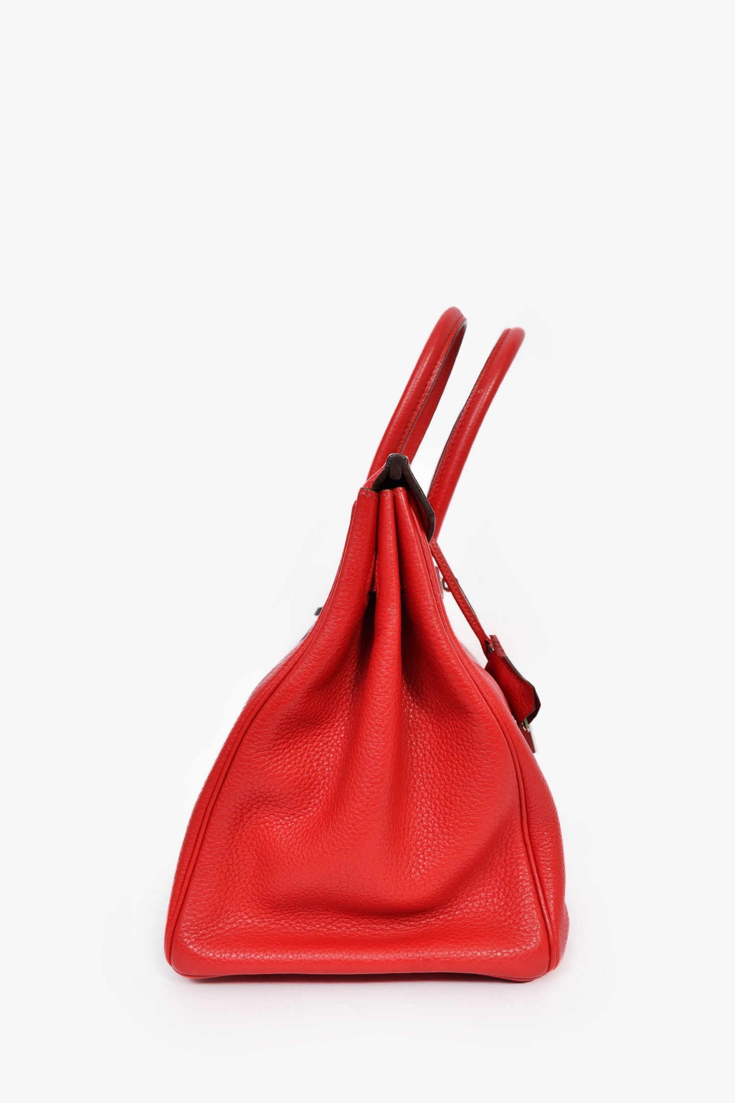 Hermès 2011 Red Clemence Leather Birkin 35
