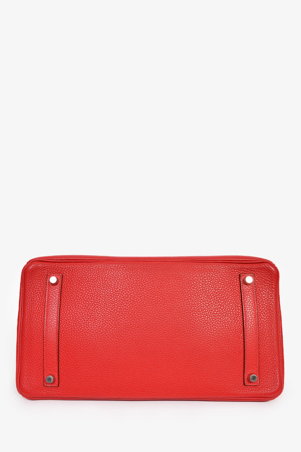 Hermès 2011 Red Clemence Leather Birkin 35