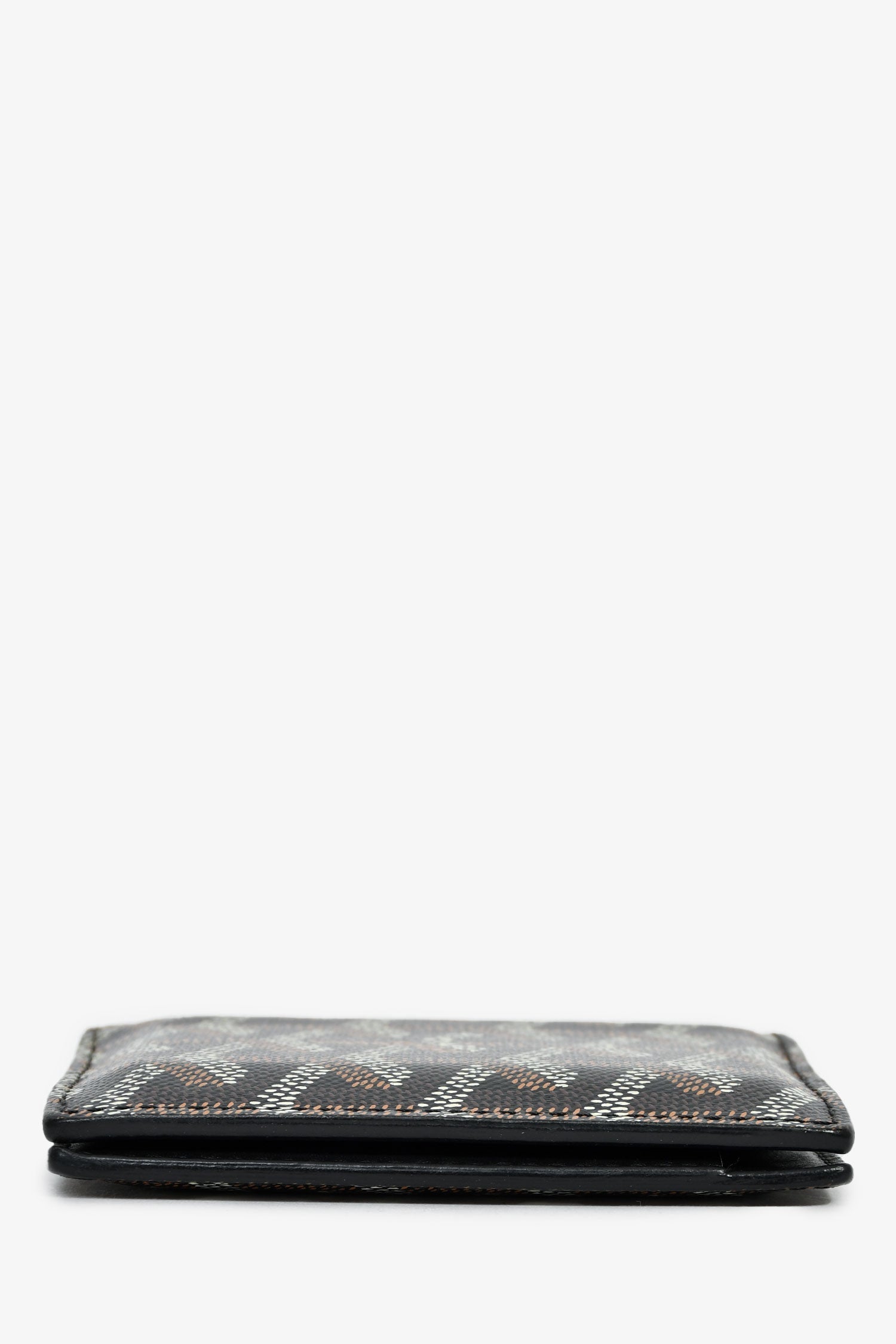 Goyard Black Goyardine Leather Saint-Marc  Wallet