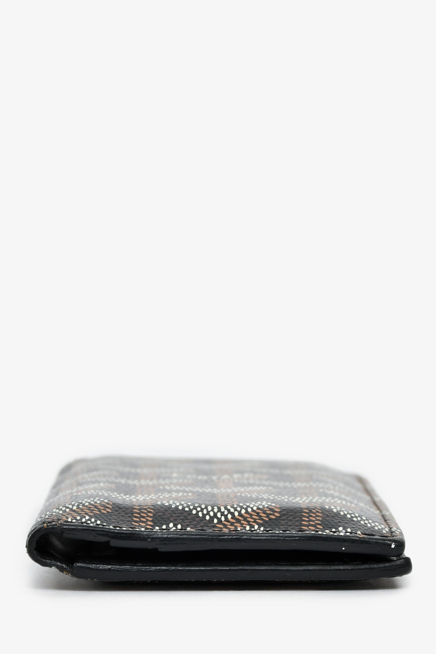 Goyard Black Goyardine Leather Saint-Marc  Wallet