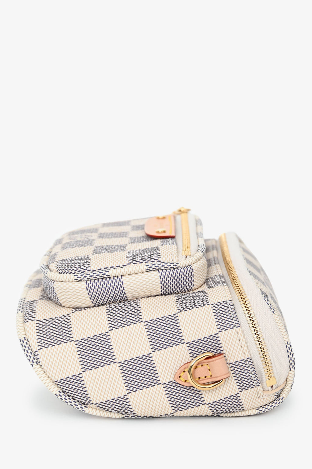 Louis Vuitton Damier Azur Mini Bum Bag With Chain