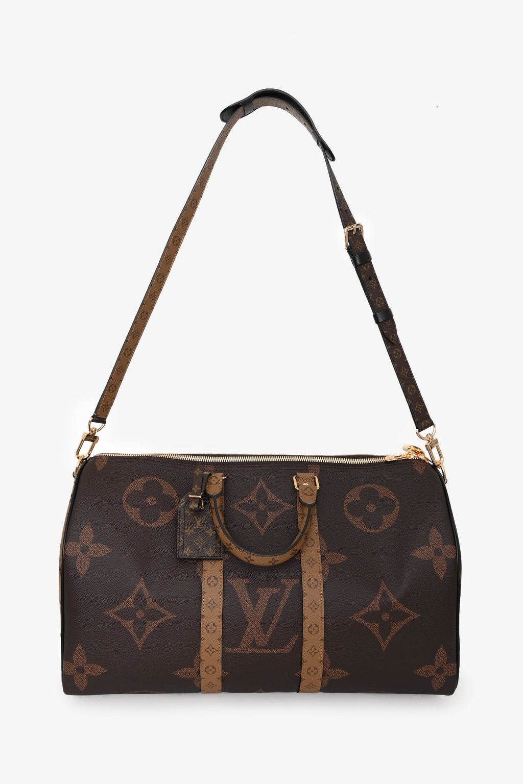 Louis Vuitton Reverse Monogram Keepall Bandoulière 45 With Strap