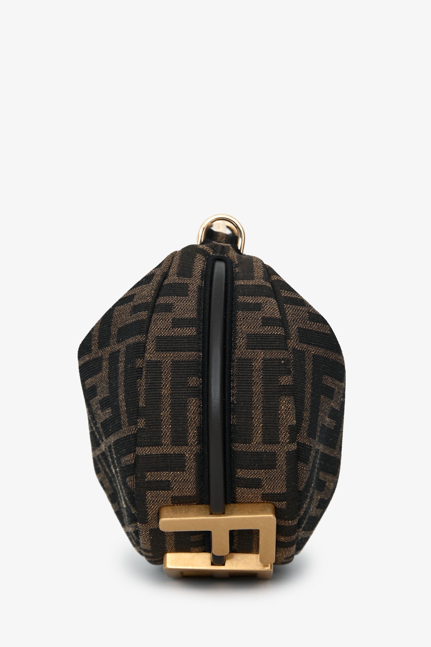 Fendi Monogram FF Jacquard Mini 'Fendigraphy' Bag With Strap