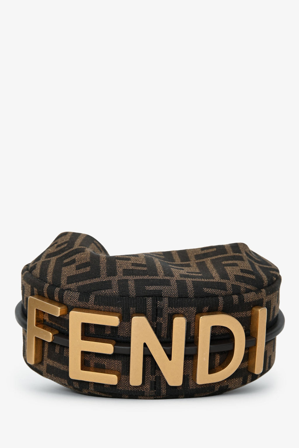 Fendi Monogram FF Jacquard Mini 'Fendigraphy' Bag With Strap