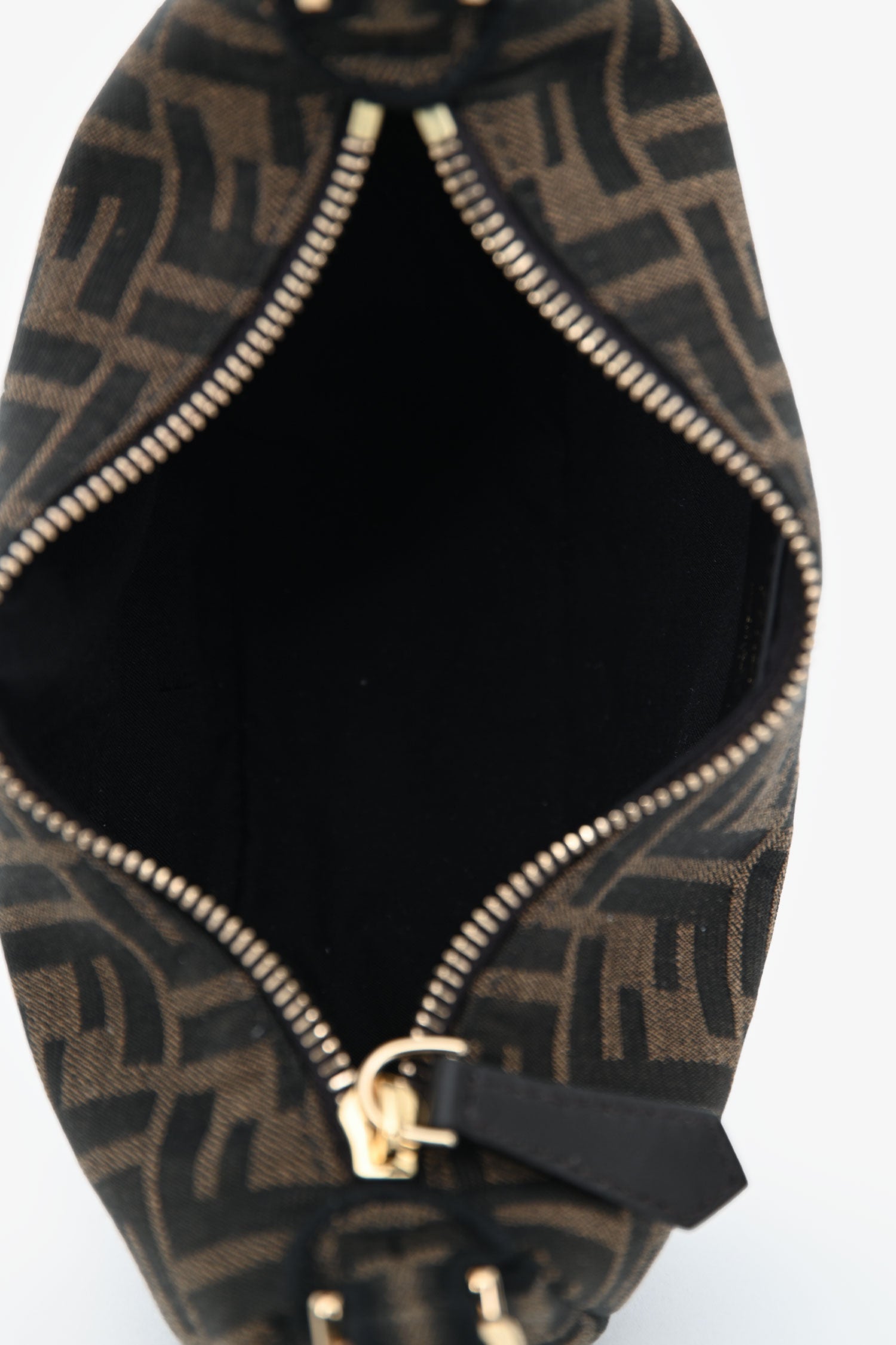 Fendi Monogram FF Jacquard Mini 'Fendigraphy' Bag With Strap