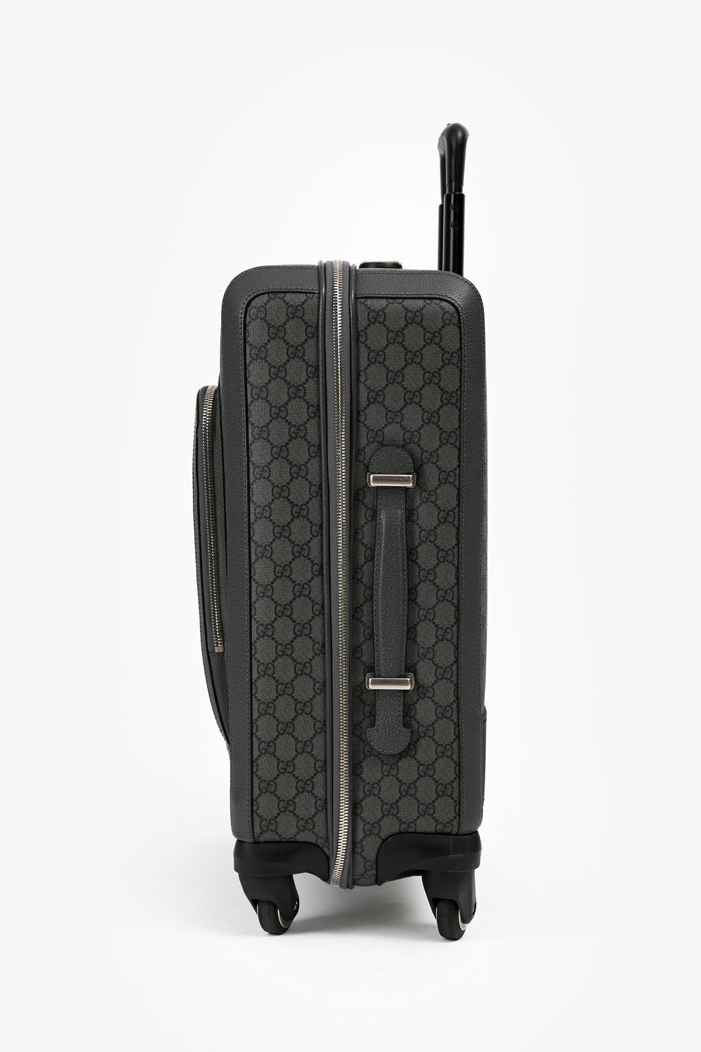 Gucci Grey Canvas GG Supreme Cabin Suitcase