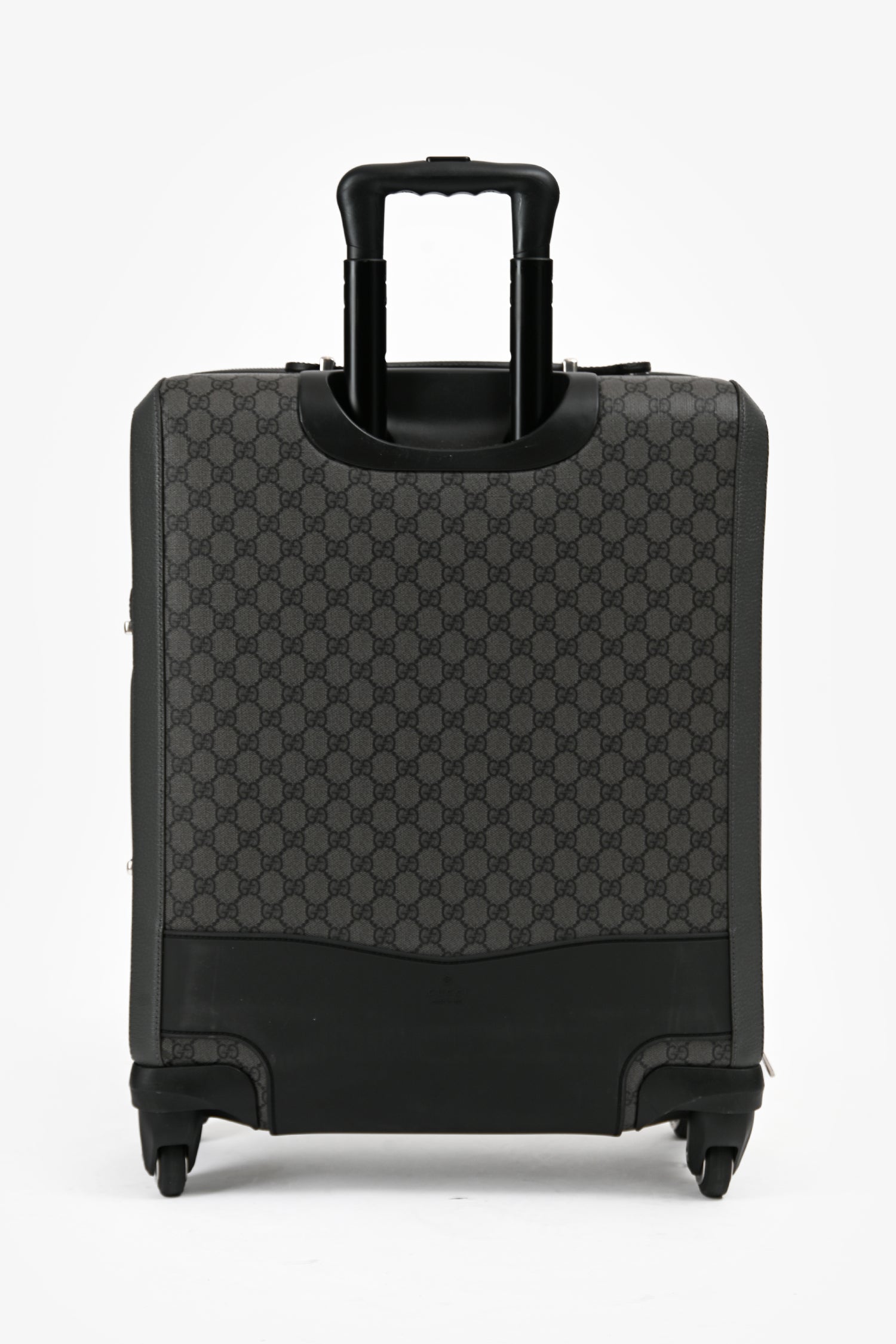Gucci Grey Canvas GG Supreme Cabin Suitcase