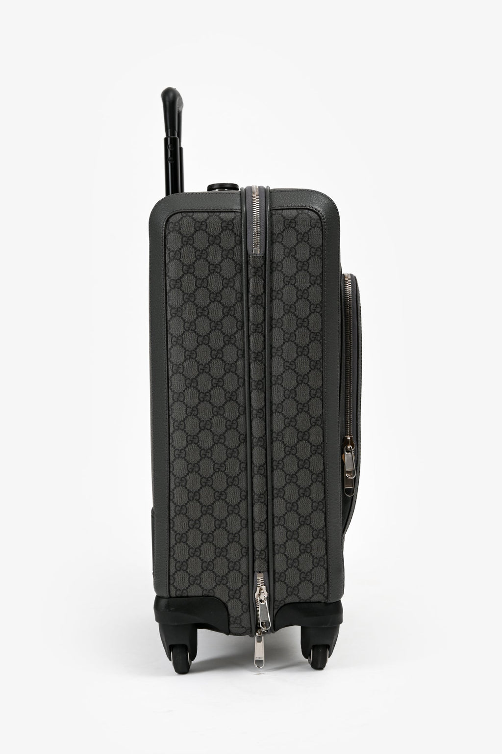 Gucci Grey Canvas GG Supreme Cabin Suitcase