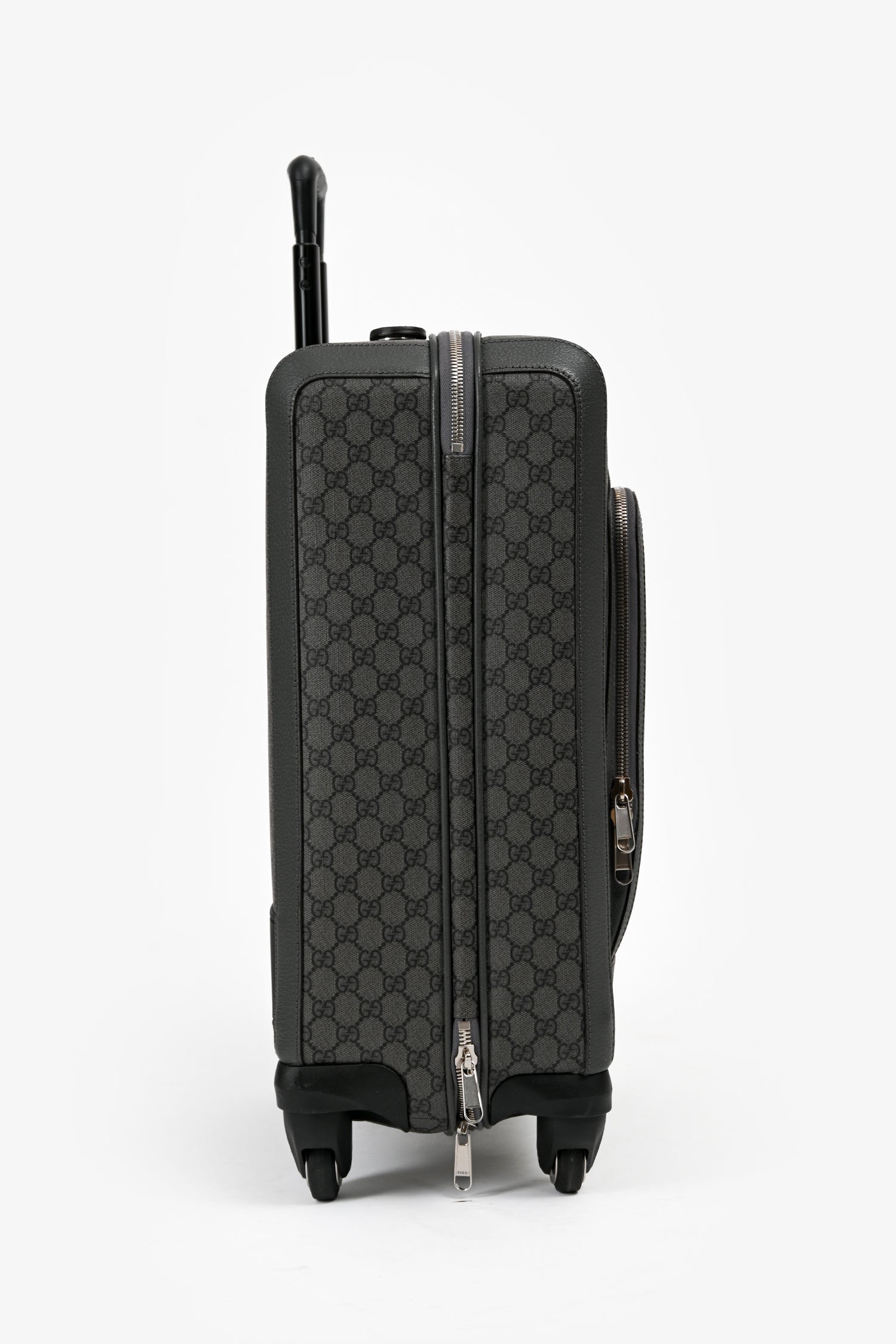 Gucci Grey Canvas GG Supreme Cabin Suitcase