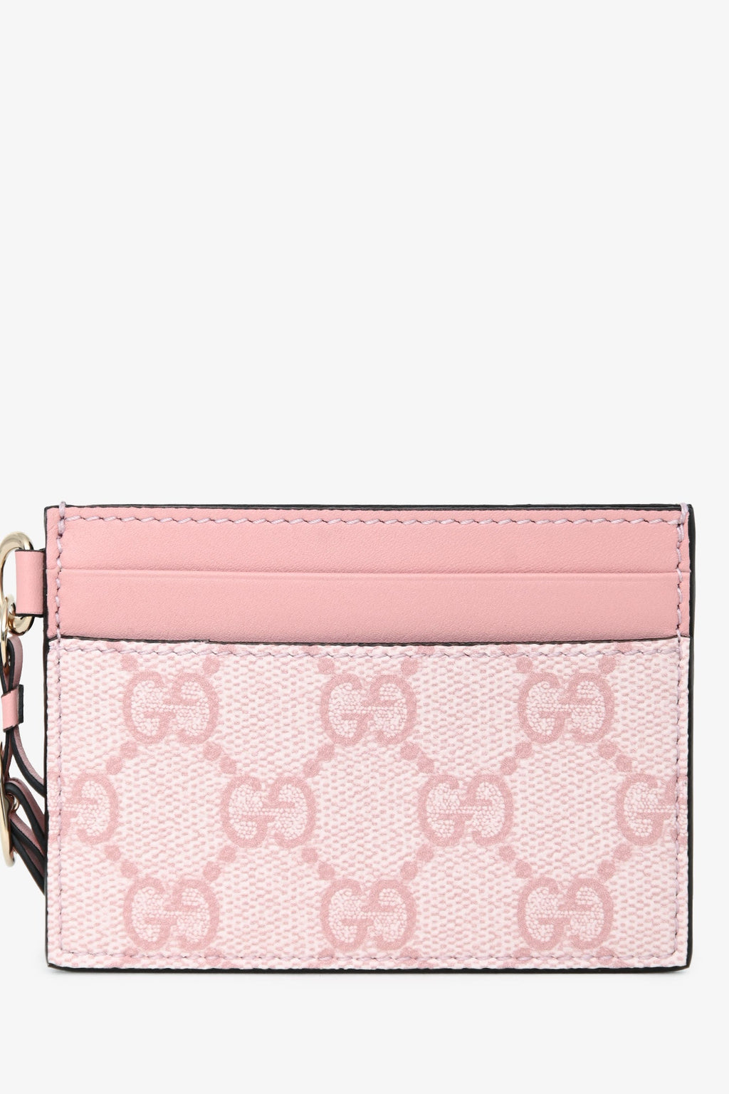 Gucci Pink Coated Canvas/Leather  Holder