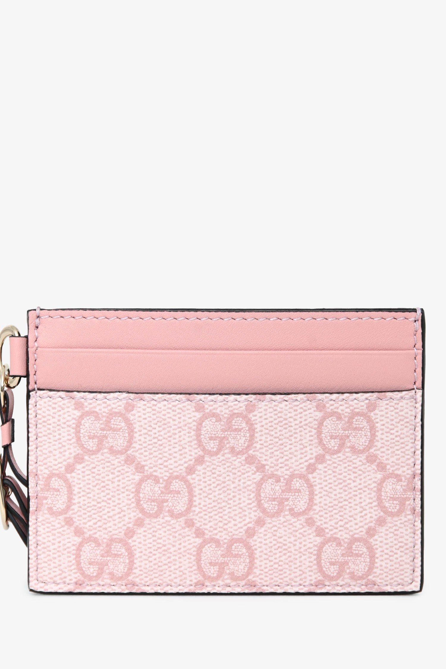 Gucci Pink Coated Canvas/Leather  Holder