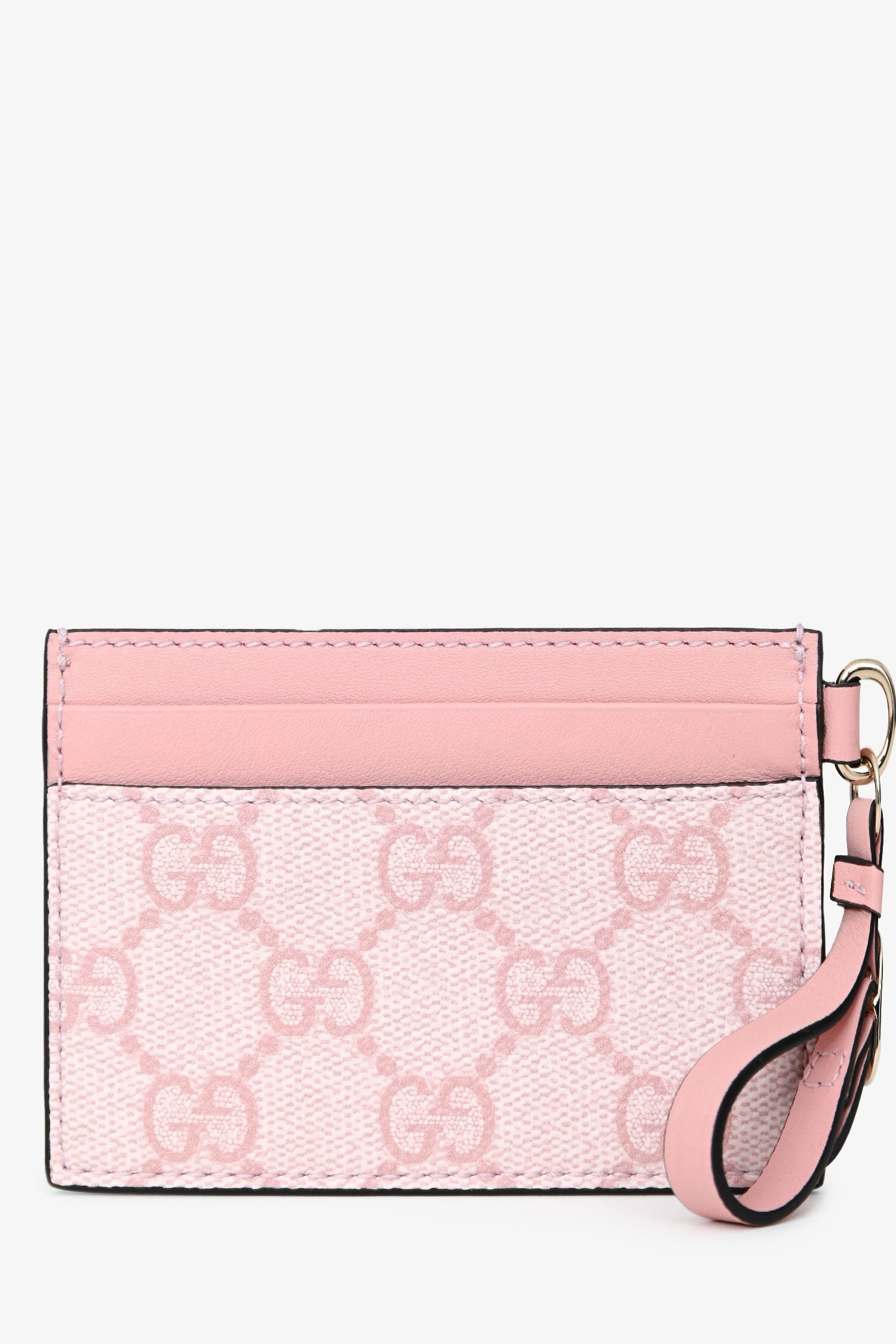 Gucci Pink Coated Canvas/Leather  Holder
