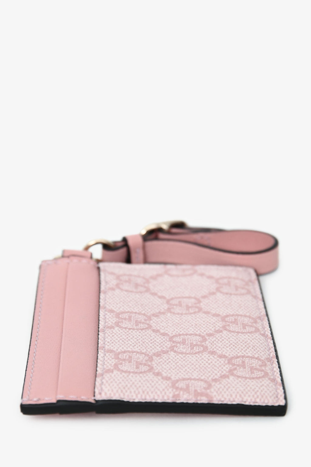 Gucci Pink Coated Canvas/Leather  Holder