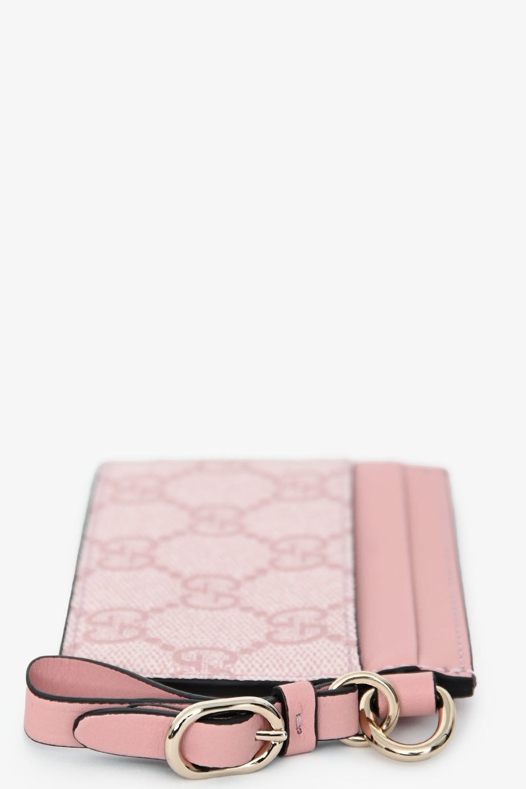 Gucci Pink Coated Canvas/Leather  Holder