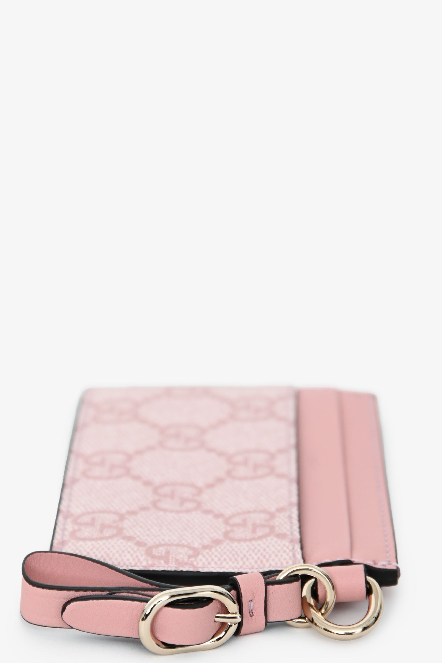 Gucci Pink Coated Canvas/Leather  Holder