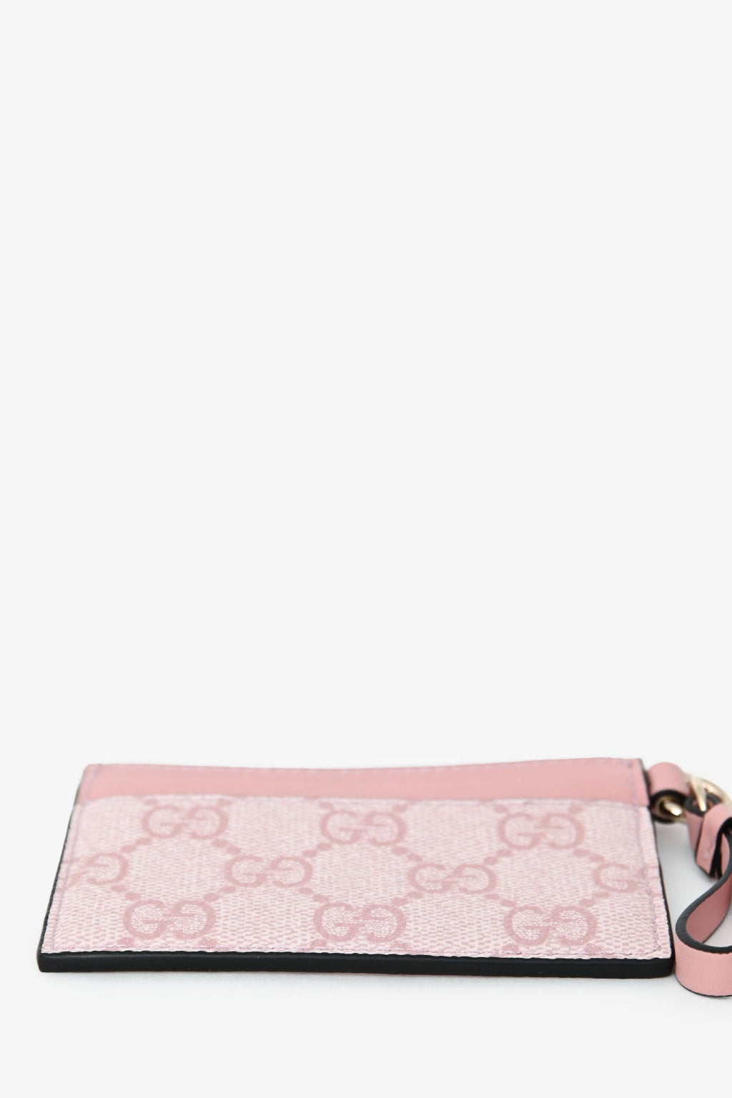 Gucci Pink Coated Canvas/Leather  Holder