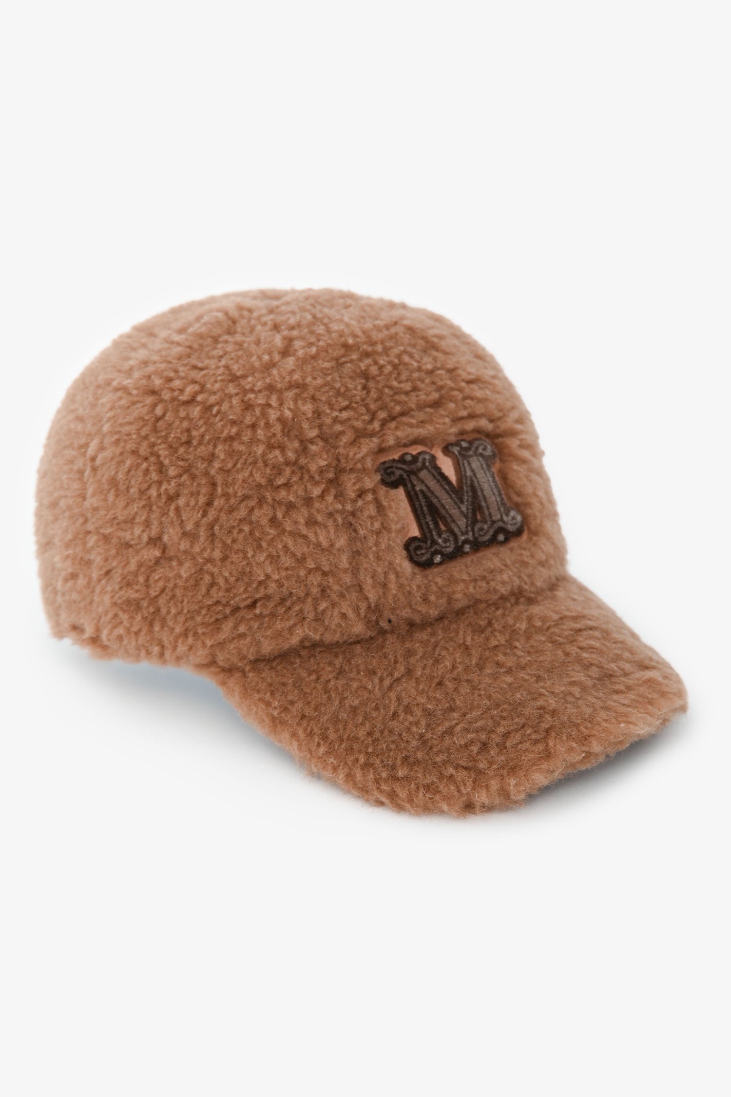 Max Mara Brown Teddy Logo Baseball Cap