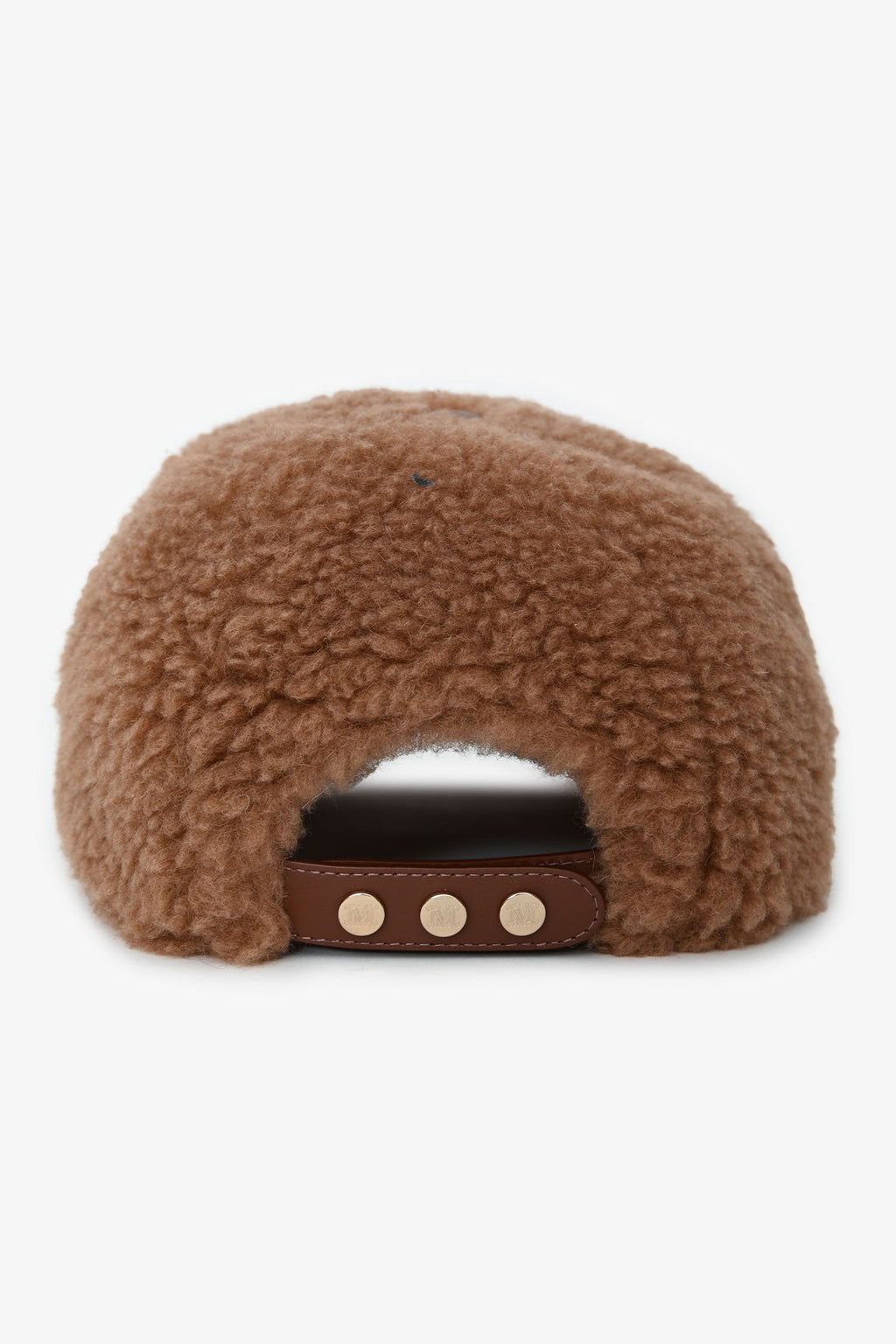 Max Mara Brown Teddy Logo Baseball Cap