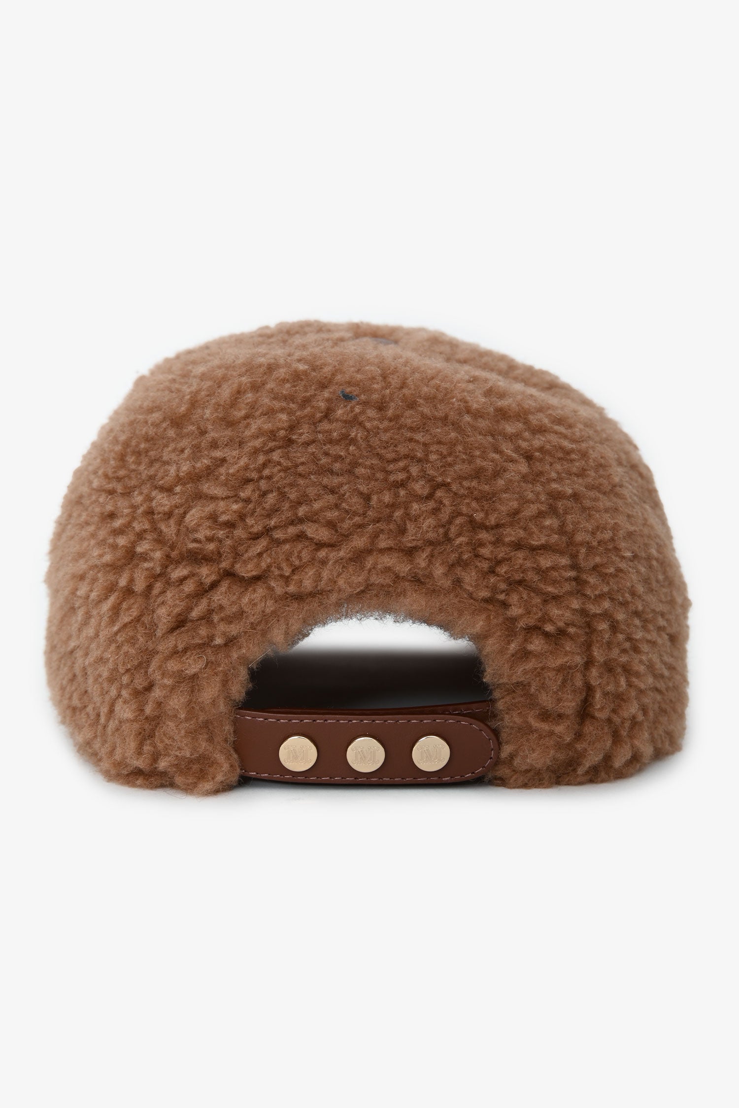 Max Mara Brown Teddy Logo Baseball Cap