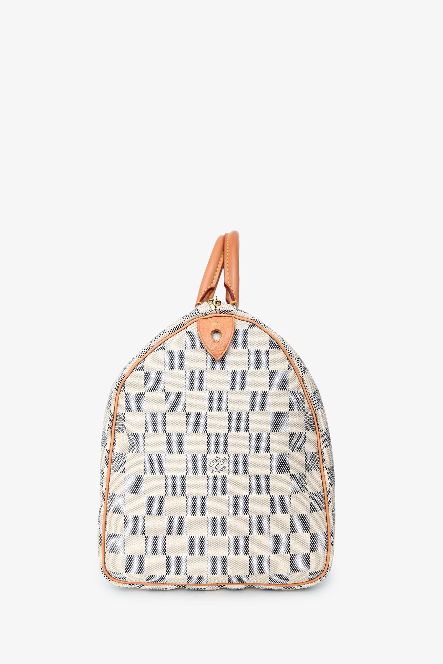 Louis Vuitton Damier Azur Speedy 35 Top Handle Bag