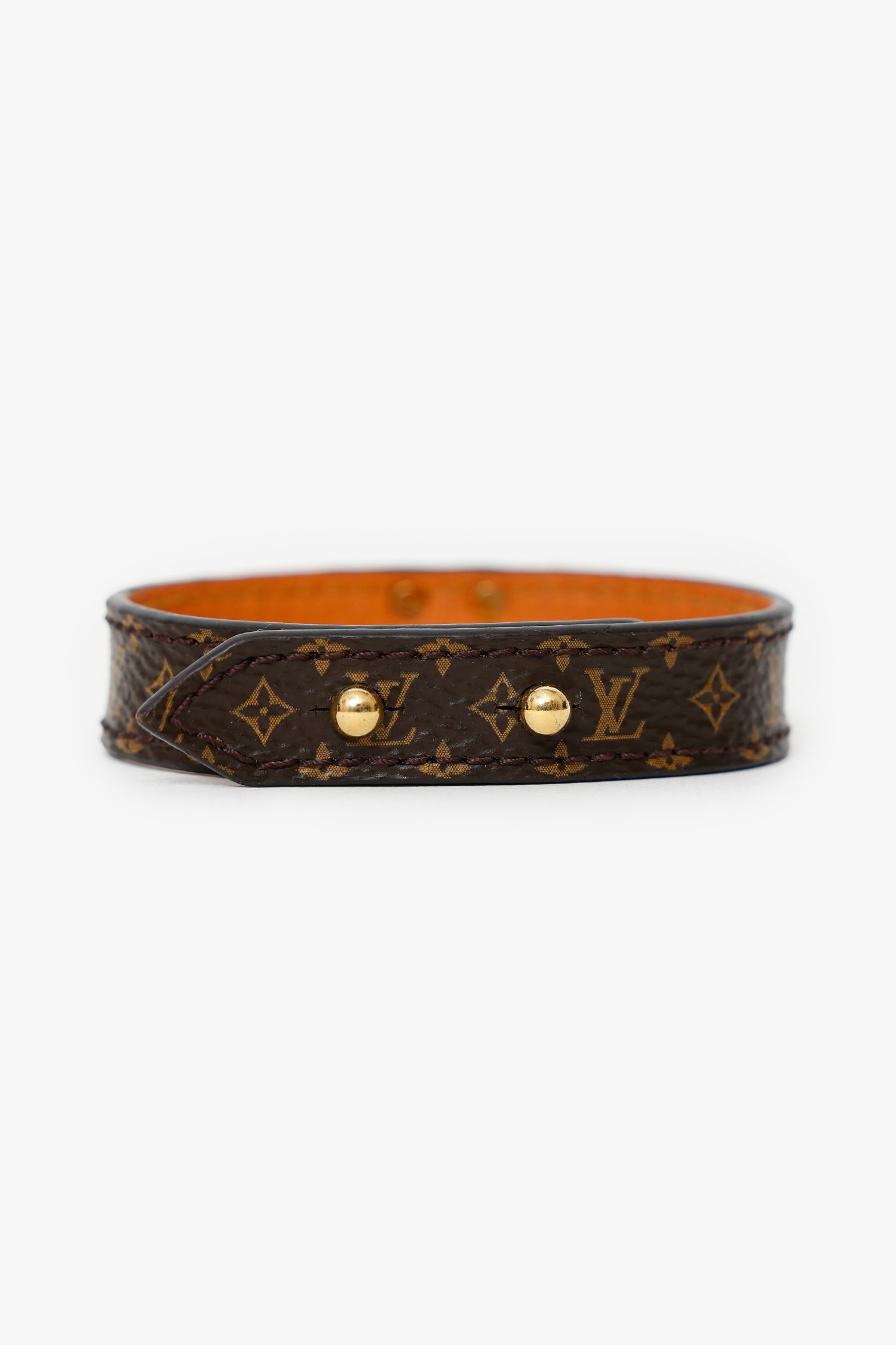 Louis Vuitton Monogram 'V' Logo Bracelet