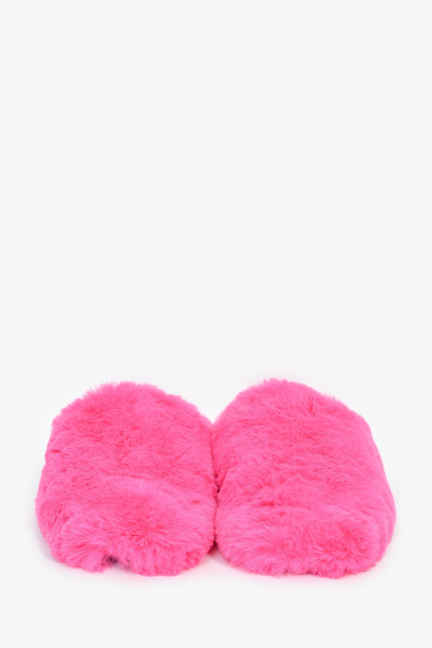 Balenciaga Pink Faux Fur Teddy Mules Size 40 Mens
