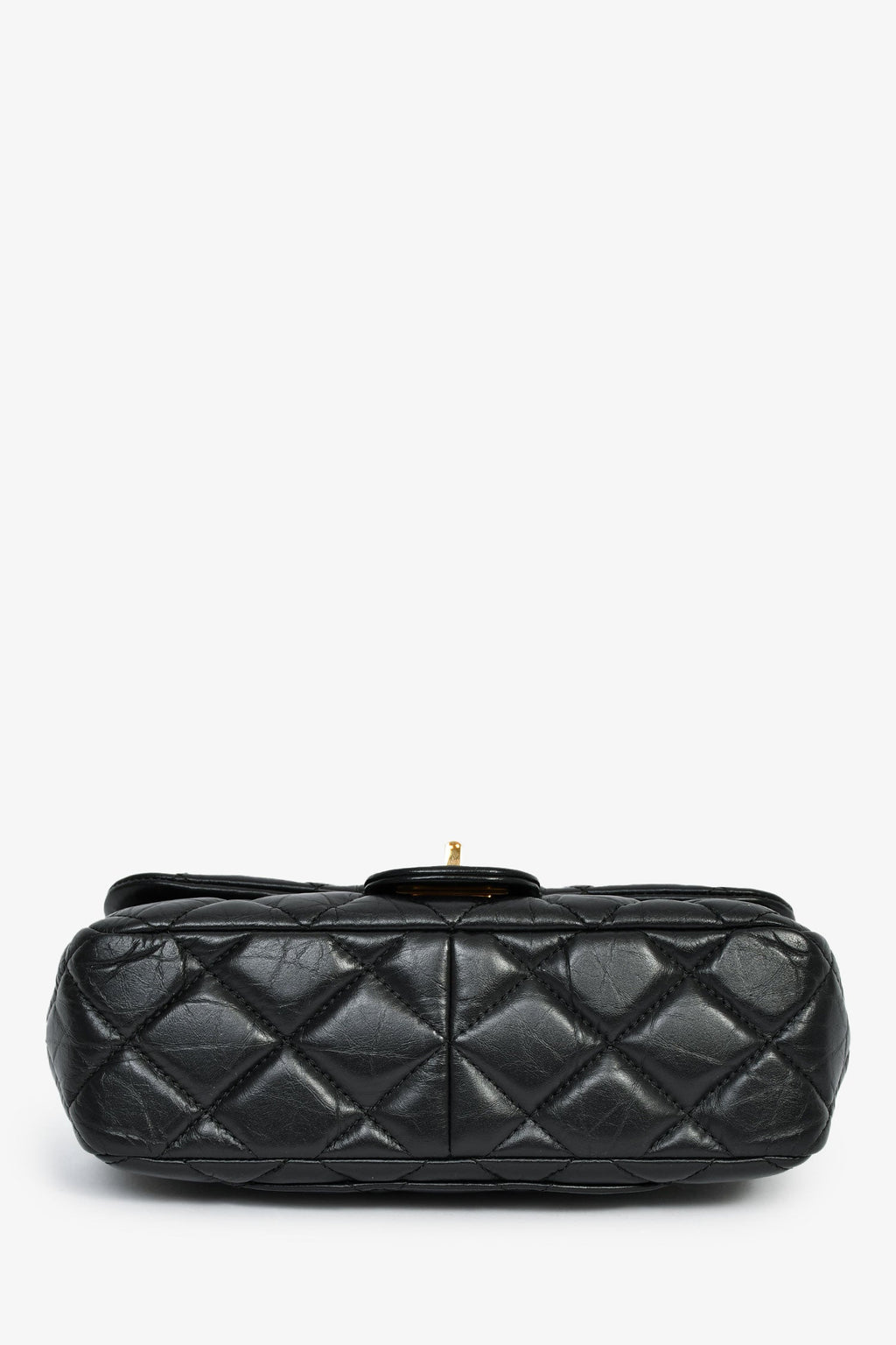 Pre-Loved Chanel™ 2016-17 Runway Black Calfskin Leather 2.55 Reissue Hanger Flap Bag