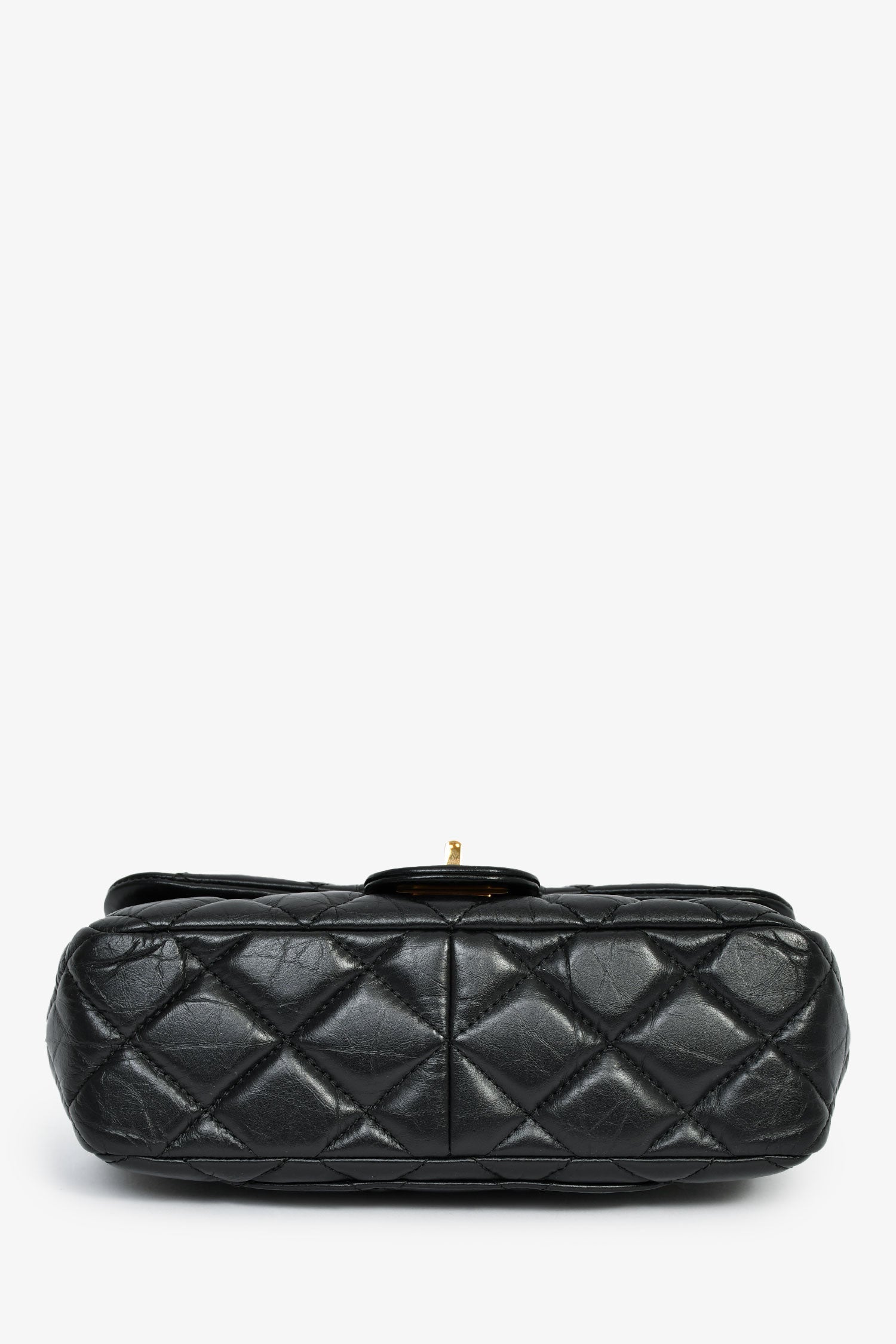 Pre-Loved Chanel™ 2016-17 Runway Black Calfskin Leather 2.55 Reissue Hanger Flap Bag