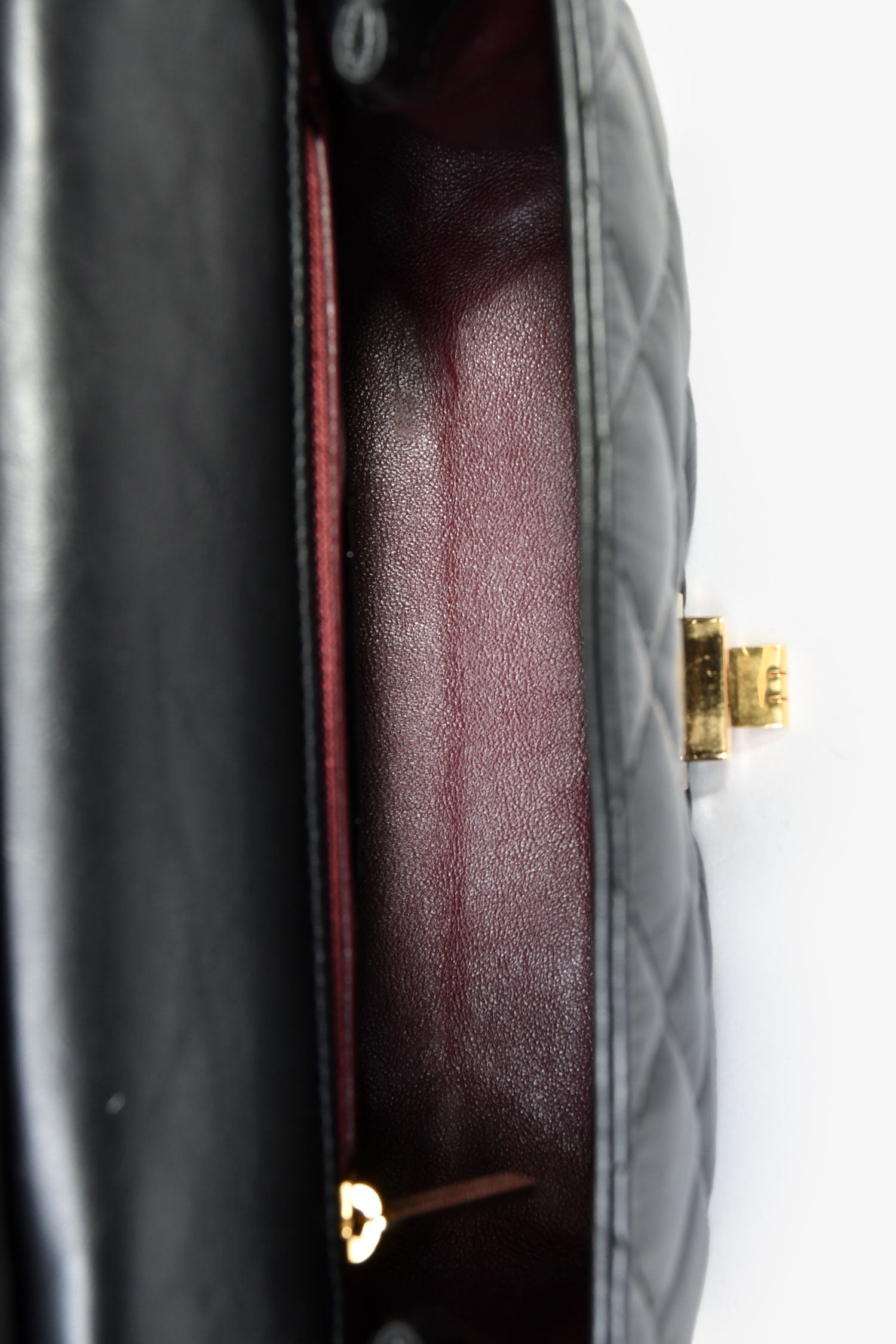 Pre-Loved Chanel™ 2016-17 Runway Black Calfskin Leather 2.55 Reissue Hanger Flap Bag