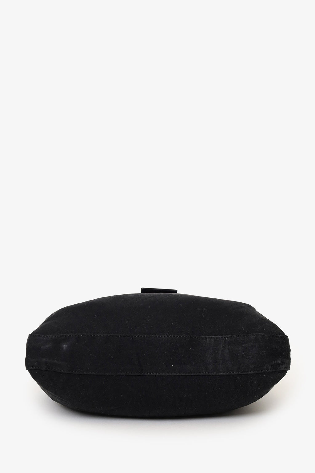 Fendi Black Fabric Forever Baguette Shoulder Bag