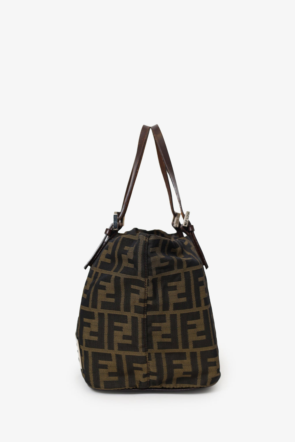Fendi Brown FF Zucca Canvas Mini Tote