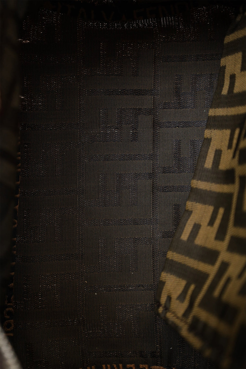Fendi Brown FF Zucca Canvas Mini Tote