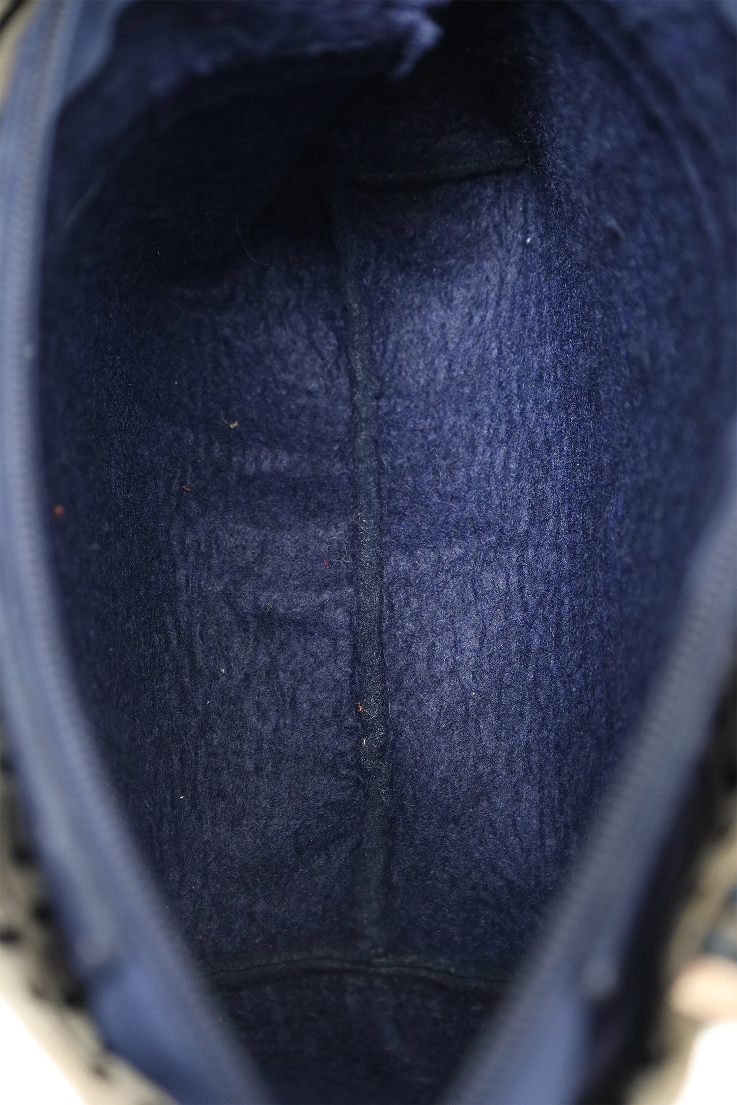 Fendi Navy/Grey FF Zucca Canvas Mini Bucket Bag