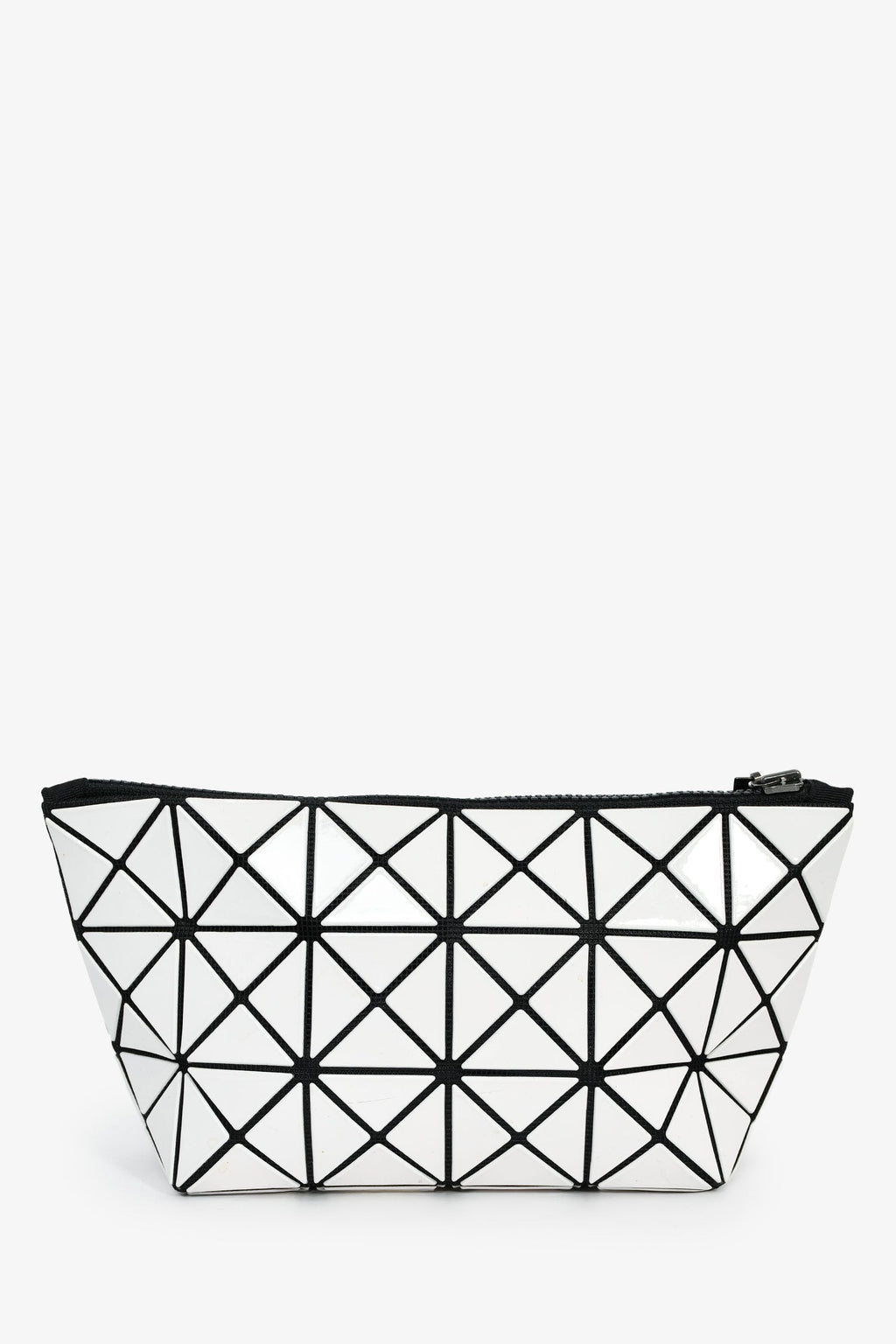 Bao Bao Issey Miyake White Geometric Pouch